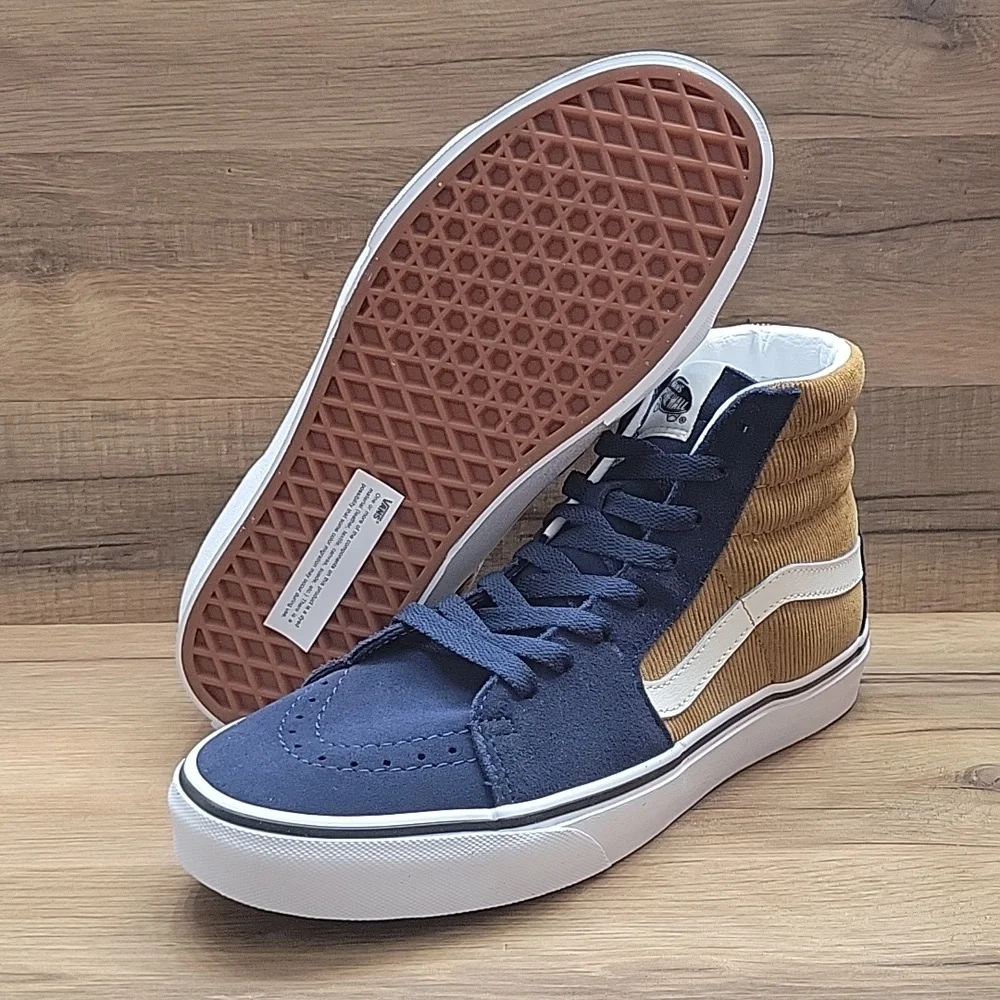 Van's SK8-Hi Brand new in the box no lid authentic uper textile size women 9.0